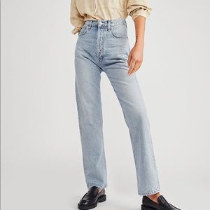 NWT Agolde 90s Pinch waist high rise straight Jeans